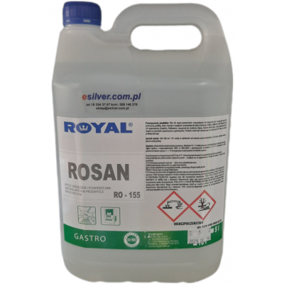 Płyn do mycia  maszyn do lodów i automatów do śmietany Rosan 5L